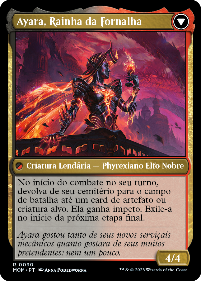 Ayara, Viúva do Reino / Ayara, Widow of the Realm - Magic: The Gathering - MoxLand