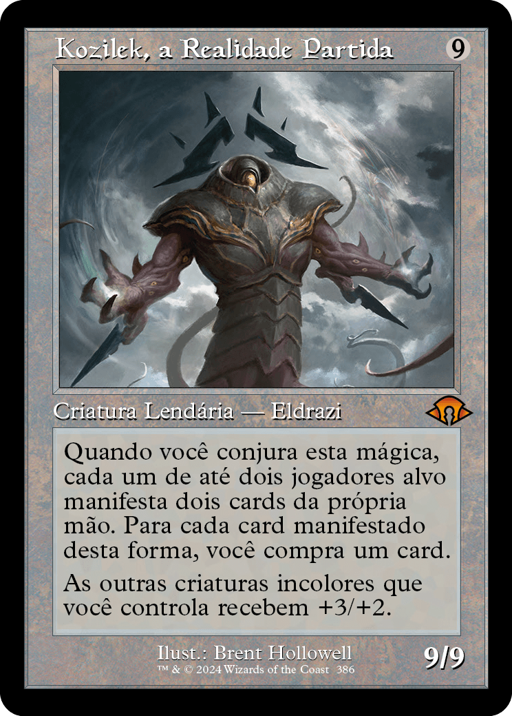 Kozilek, a Realidade Partida / Kozilek, the Broken Reality - Magic: The Gathering - MoxLand