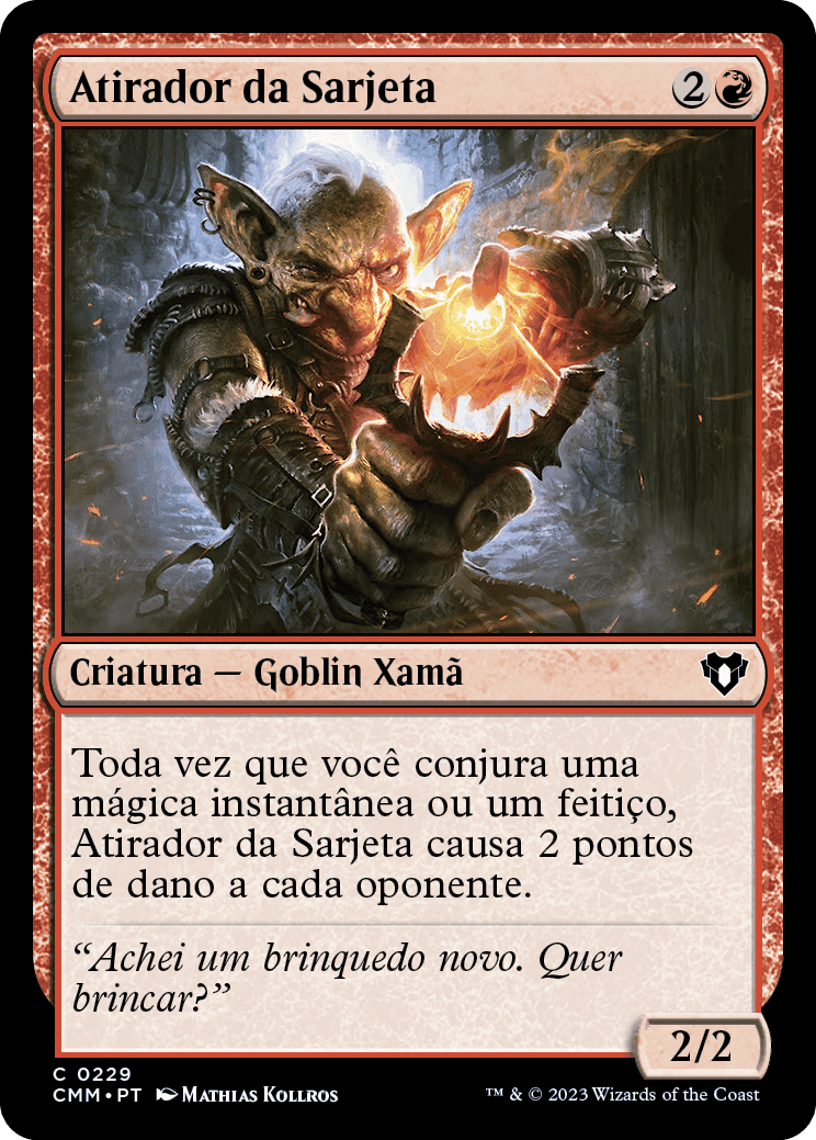 Atirador da Sarjeta / Guttersnipe - Magic: The Gathering - MoxLand