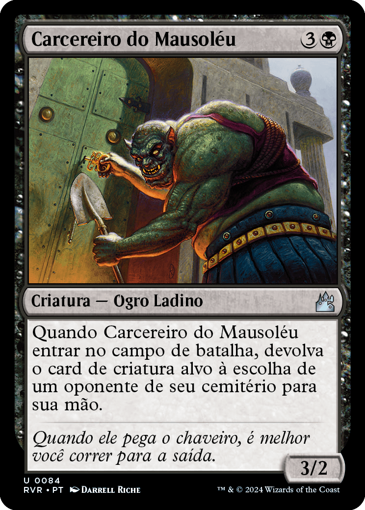 Carcereiro do Mausoléu / Mausoleum Turnkey - Magic: The Gathering - MoxLand