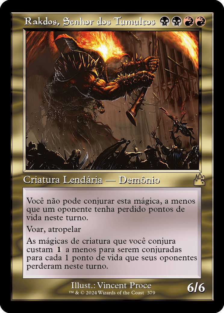 Rakdos, Senhor dos Tumultos / Rakdos, Lord of Riots - Magic: The Gathering - MoxLand