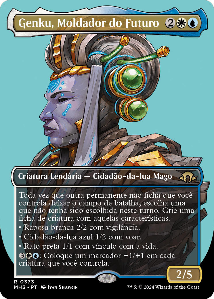 Genku, Moldador do Futuro / Genku, Future Shaper - Magic: The Gathering - MoxLand