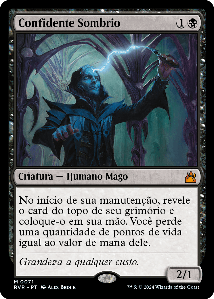 Confidente Sombrio / Dark Confidant - Magic: The Gathering - MoxLand