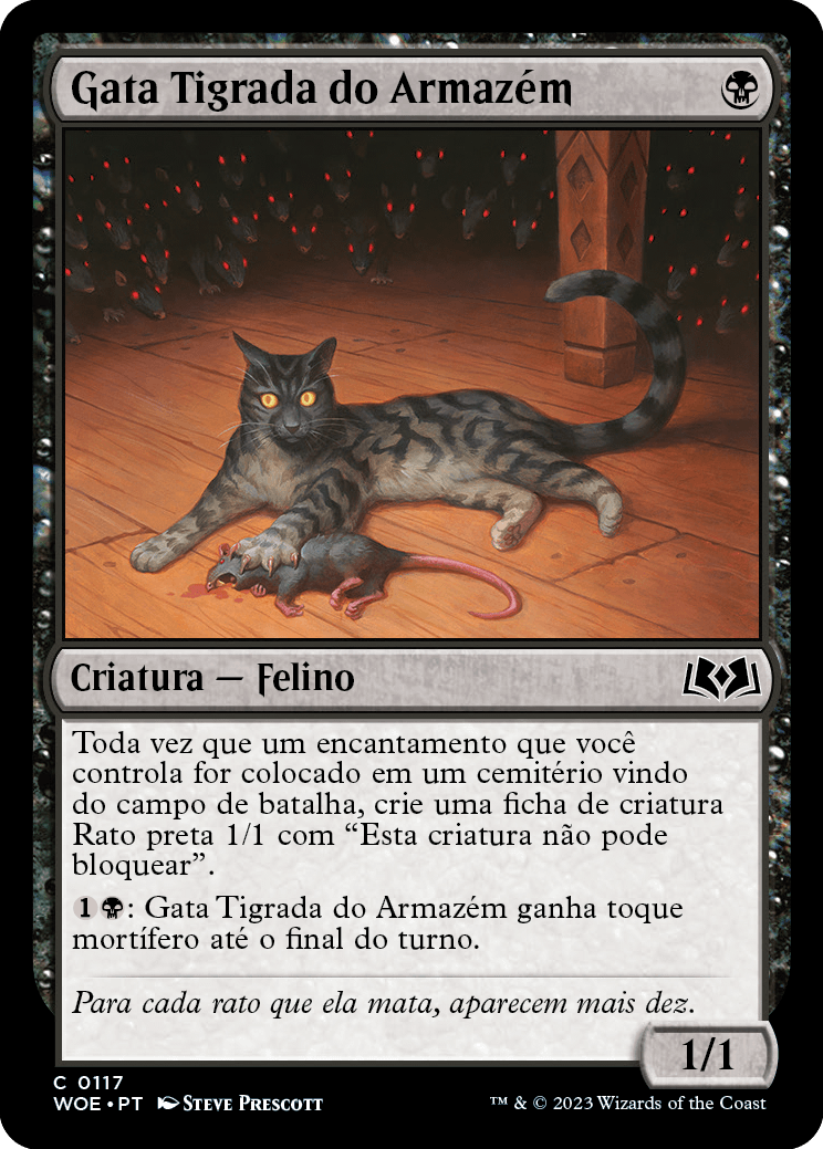 Gata Tigrada do Armazém / Warehouse Tabby - Magic: The Gathering - MoxLand