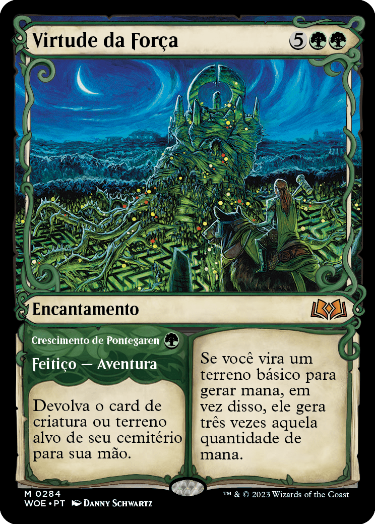 Virtude da Força / Virtue of Strength - Magic: The Gathering - MoxLand