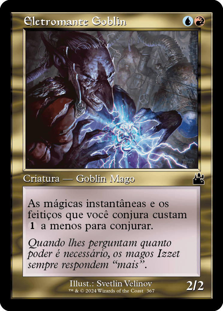 Eletromante Goblin / Goblin Electromancer - Magic: The Gathering - MoxLand