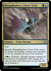 Mergulhadora Celeste Tritã / Merfolk Skydiver - Magic: The Gathering - MoxLand