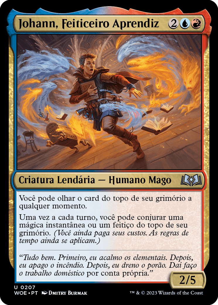 Johann, Feiticeiro Aprendiz / Johann, Apprentice Sorcerer - Magic: The Gathering - MoxLand