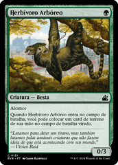 Herbívoro Arbóreo / Arboreal Grazer - Magic: The Gathering - MoxLand