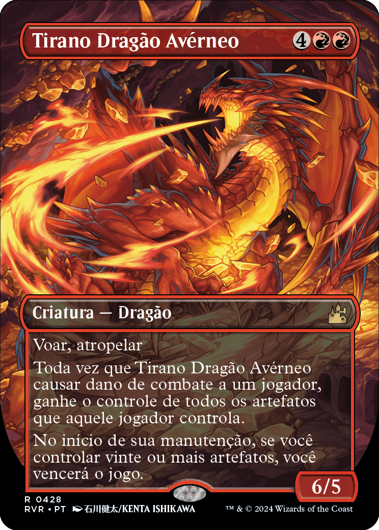 Tirano Dragão Avérneo / Hellkite Tyrant - Magic: The Gathering - MoxLand