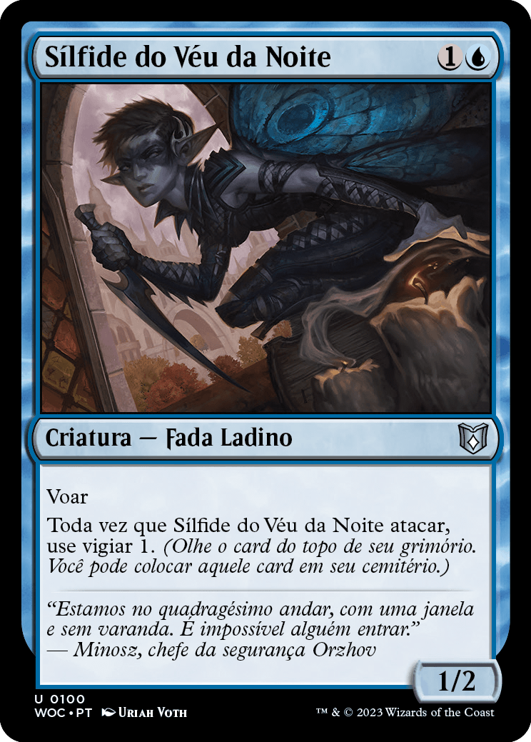 Sílfide do Véu da Noite / Nightveil Sprite - Magic: The Gathering - MoxLand