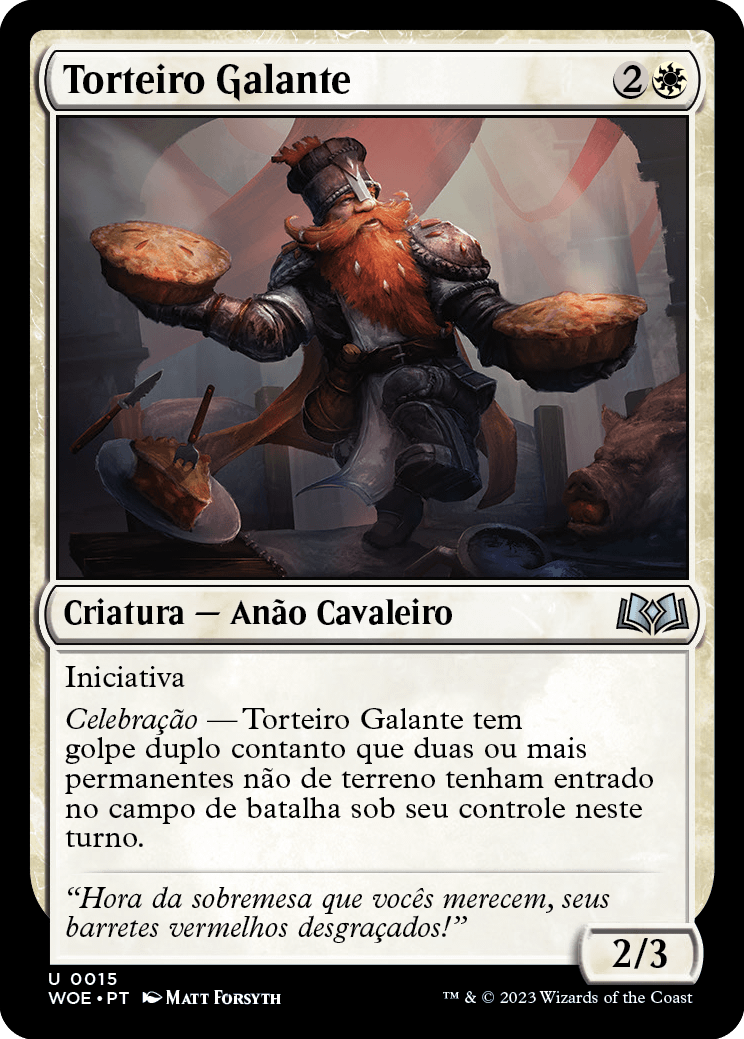 Torteiro Galante / Gallant Pie-Wielder - Magic: The Gathering - MoxLand