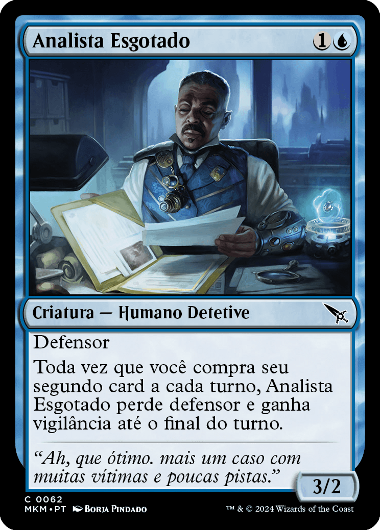 Analista Esgotado / Jaded Analyst - Magic: The Gathering - MoxLand