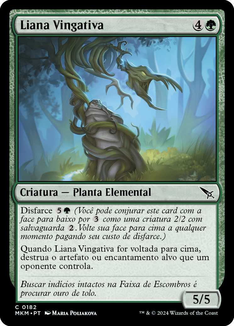 Liana Vingativa / Vengeful Creeper - Magic: The Gathering - MoxLand