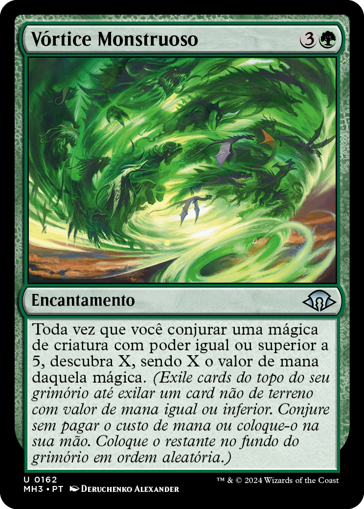 Vórtice Monstruoso / Monstrous Vortex - Magic: The Gathering - MoxLand
