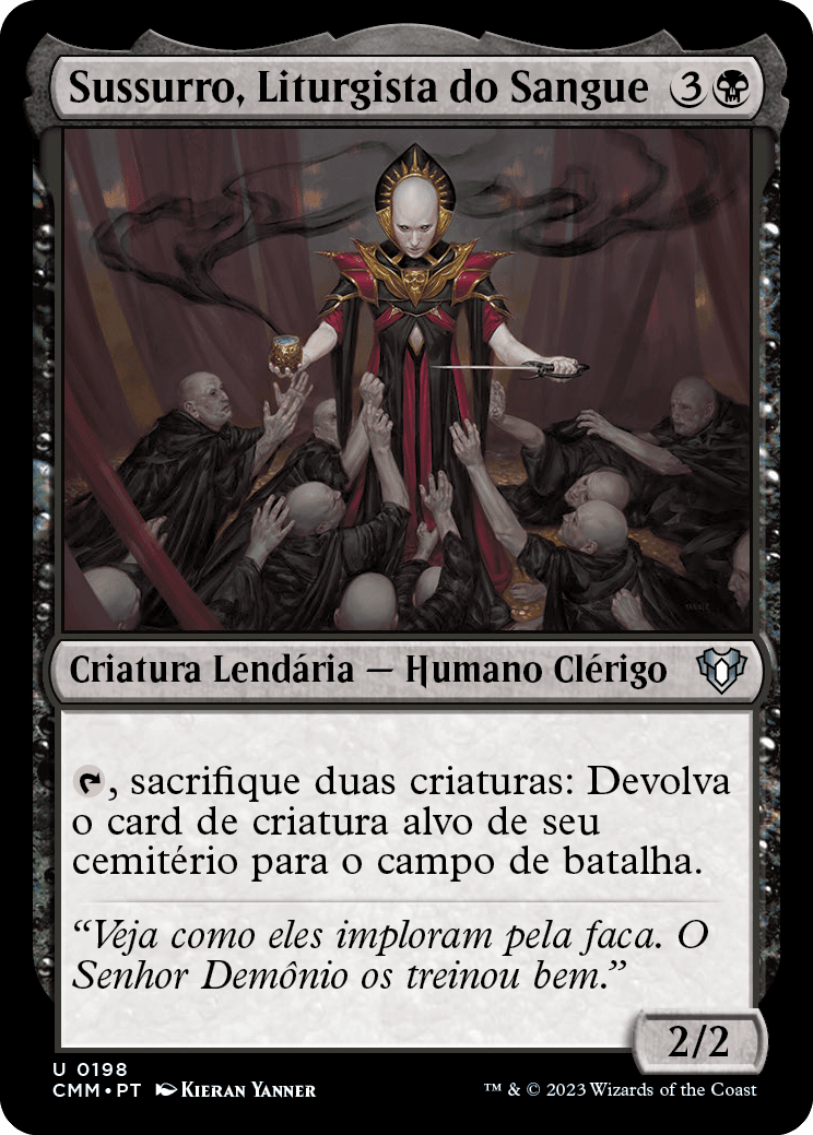 Sussurro, Liturgista do Sangue / Whisper, Blood Liturgist - Magic: The Gathering - MoxLand