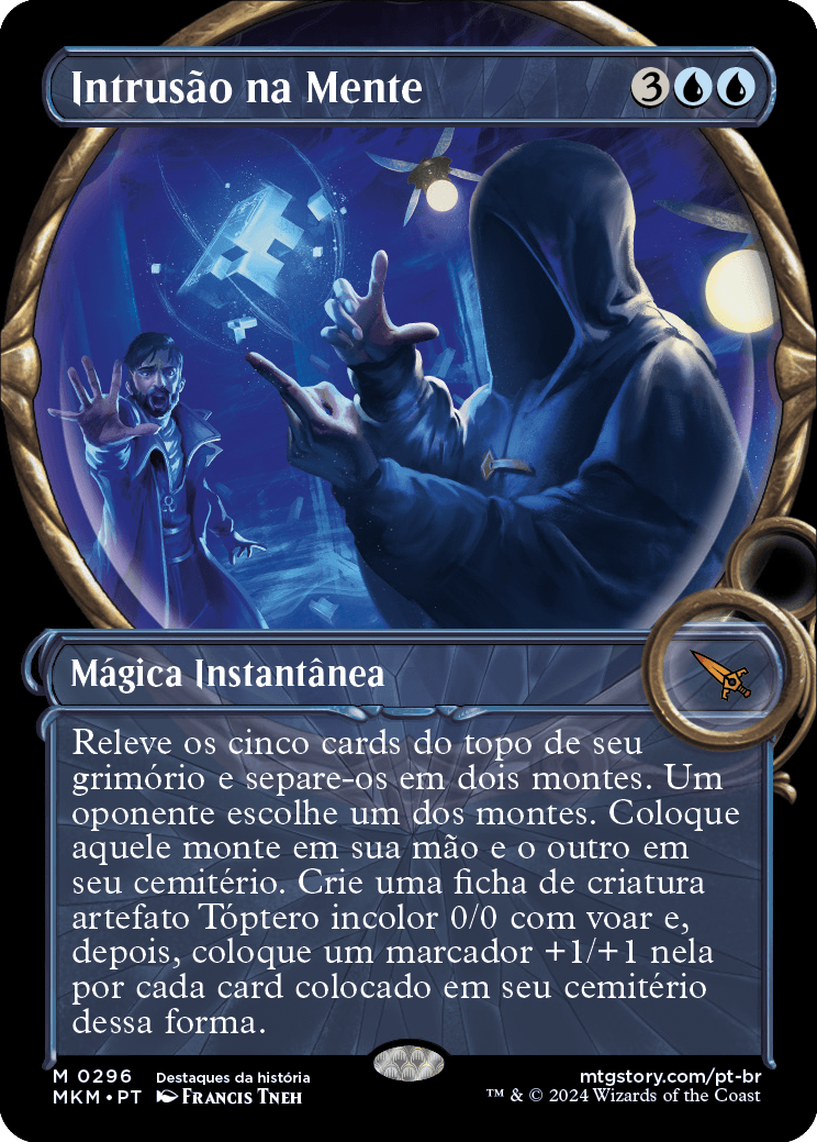 Intrusão na Mente / Intrude on the Mind - Magic: The Gathering - MoxLand