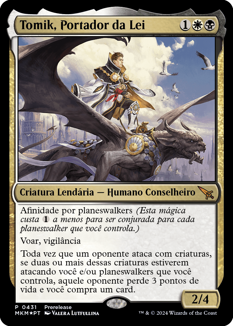 Tomik, Portador da Lei / Tomik, Wielder of Law - Magic: The Gathering - MoxLand