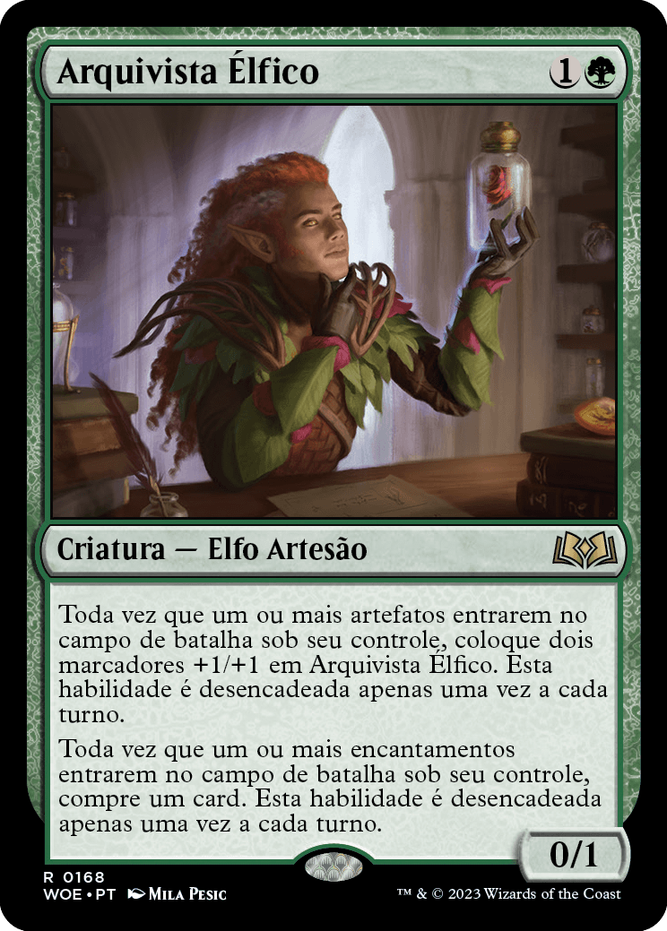 Arquivista Élfico / Elvish Archivist - Magic: The Gathering - MoxLand