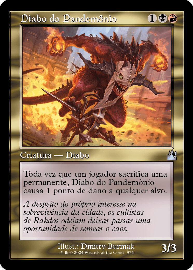 Diabo do Pandemônio / Mayhem Devil - Magic: The Gathering - MoxLand