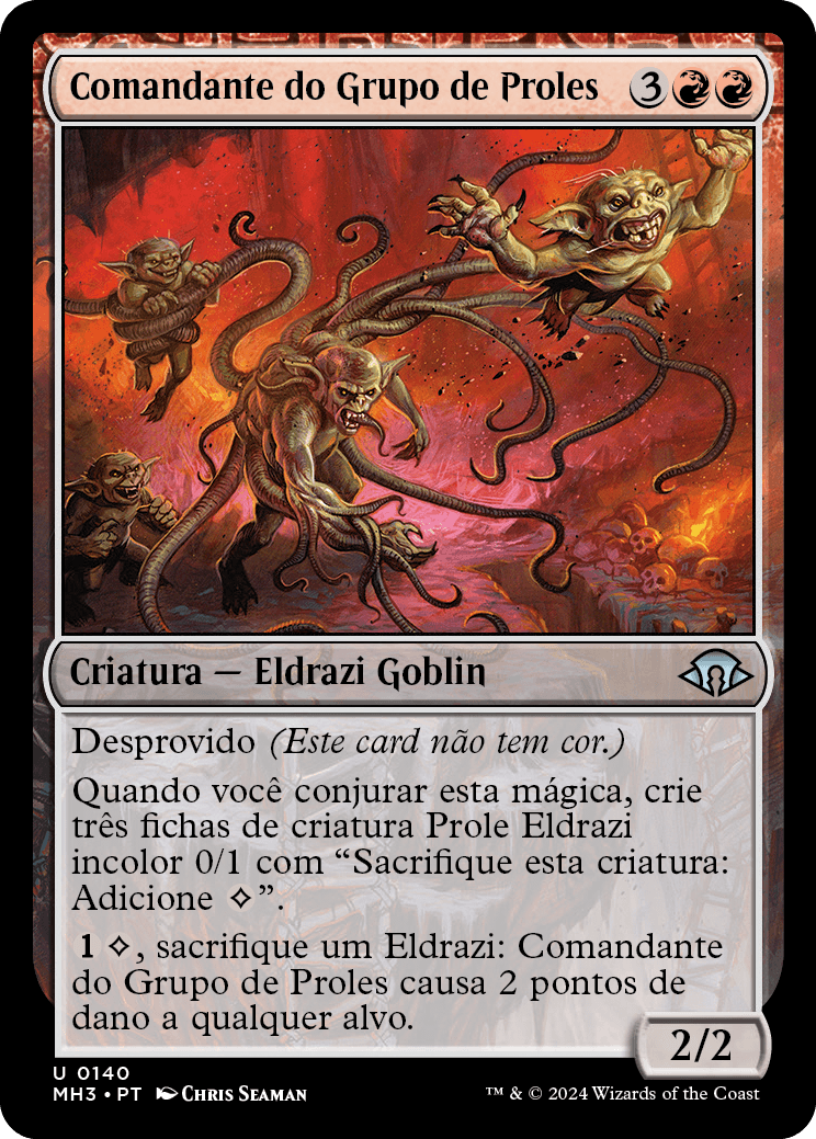 Comandante do Grupo de Proles / Spawn-Gang Commander - Magic: The Gathering - MoxLand