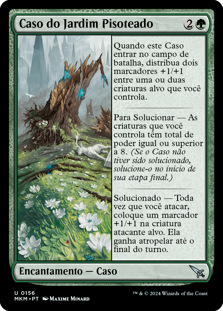 Caso do Jardim Pisoteado / Case of the Trampled Garden - Magic: The Gathering - MoxLand