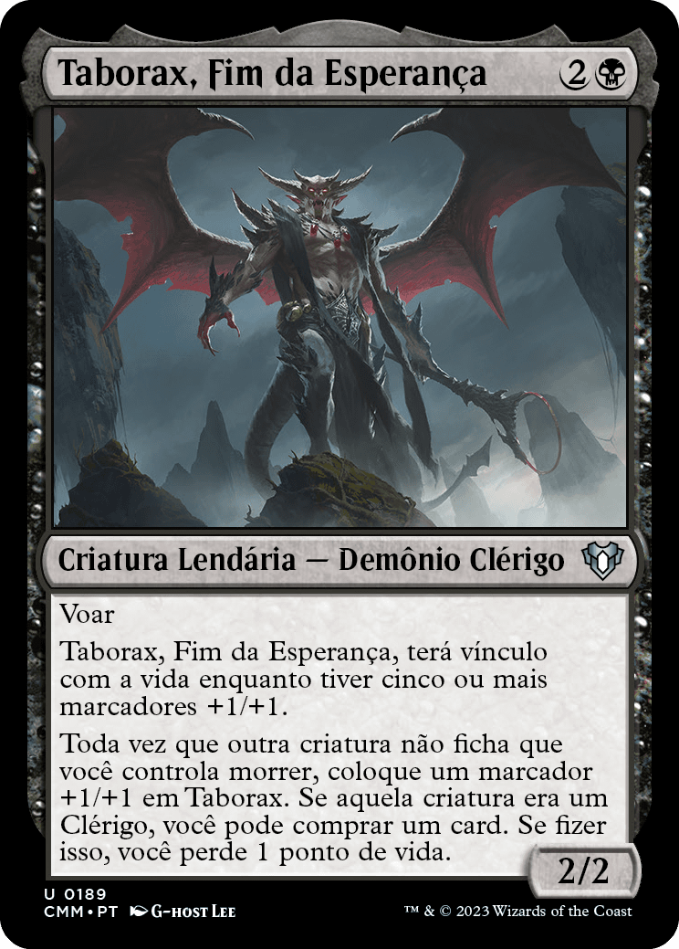 Taborax, Fim da Esperança / Taborax, Hope's Demise - Magic: The Gathering - MoxLand