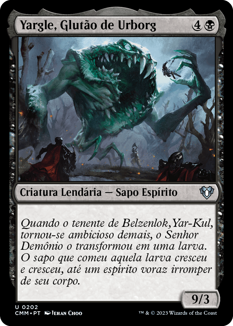 Yargle, Glutão de Urborg / Yargle, Glutton of Urborg - Magic: The Gathering - MoxLand