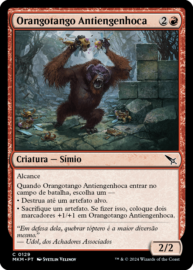 Orangotango Antiengenhoca / Gearbane Orangutan - Magic: The Gathering - MoxLand