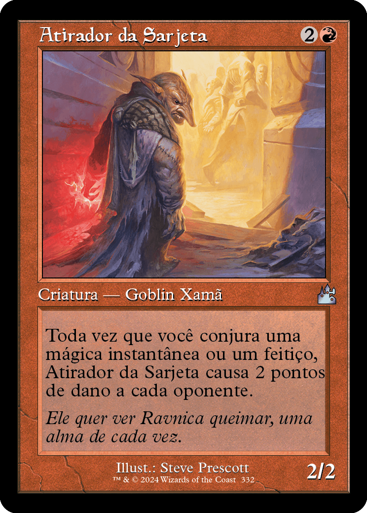 Atirador da Sarjeta / Guttersnipe - Magic: The Gathering - MoxLand