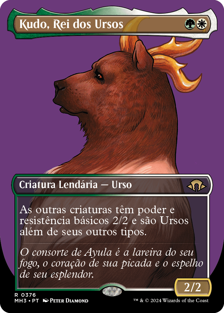 Kudo, Rei dos Ursos / Kudo, King Among Bears - Magic: The Gathering - MoxLand