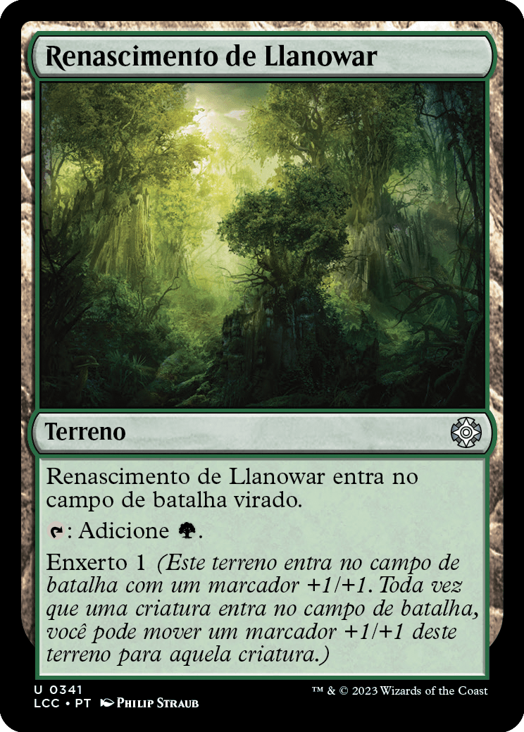 Renascimento de Llanowar / Llanowar Reborn - Magic: The Gathering - MoxLand