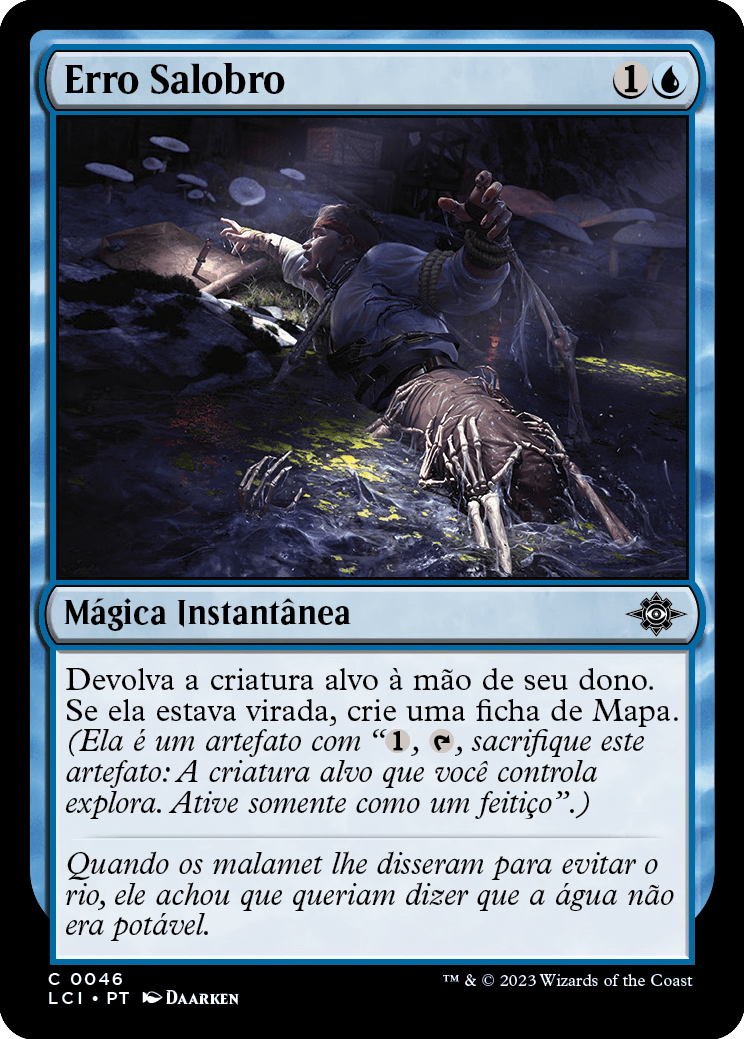 Erro Salobro / Brackish Blunder - Magic: The Gathering - MoxLand