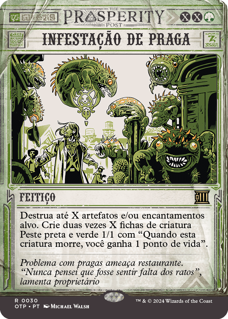 Infestação de Praga / Pest Infestation - Magic: The Gathering - MoxLand