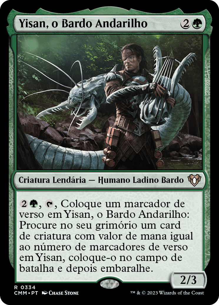 Yisan, o Bardo Andarilho / Yisan, the Wanderer Bard - Magic: The Gathering - MoxLand