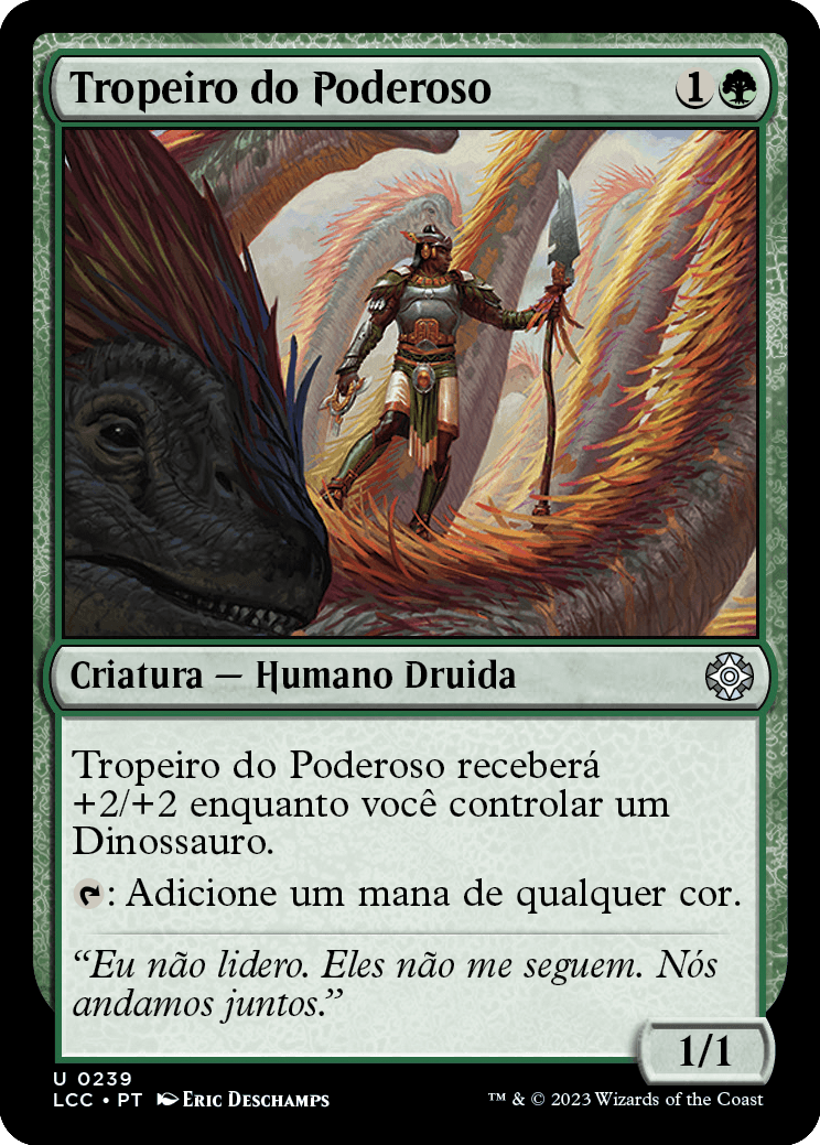 Tropeiro do Poderoso / Drover of the Mighty - Magic: The Gathering - MoxLand