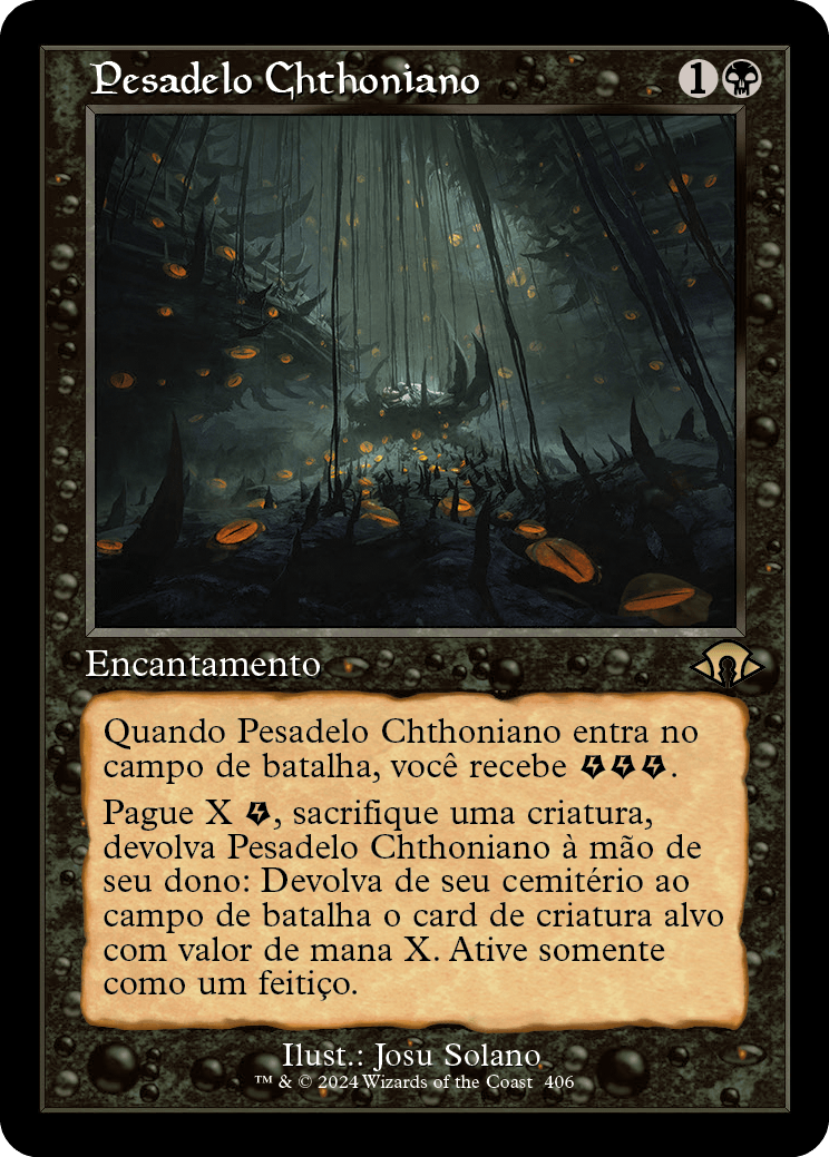 Pesadelo Chthoniano / Chthonian Nightmare - Magic: The Gathering - MoxLand
