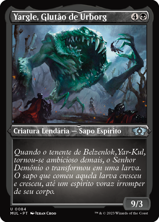 Yargle, Glutão de Urborg / Yargle, Glutton of Urborg - Magic: The Gathering - MoxLand