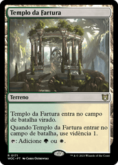 Templo da Fartura / Temple of Plenty - Magic: The Gathering - MoxLand