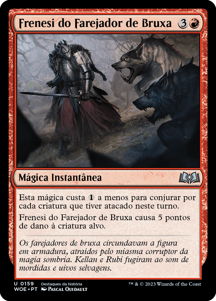 Frenesi do Farejador de Bruxa / Witchstalker Frenzy - Magic: The Gathering - MoxLand