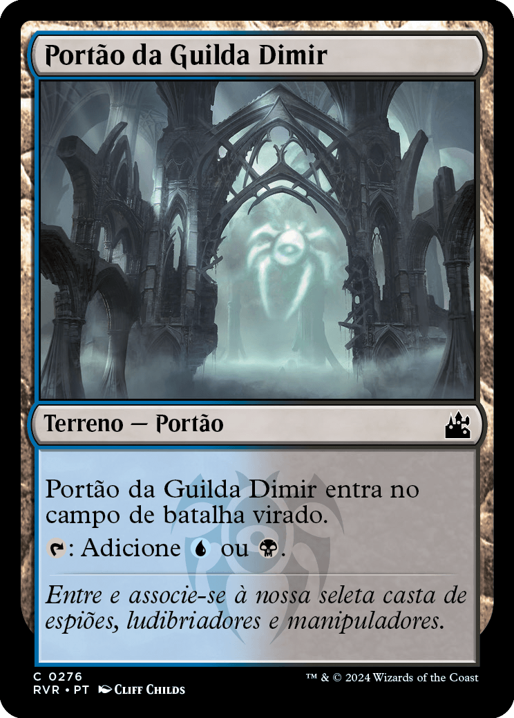 Portão da Guilda Dimir / Dimir Guildgate - Magic: The Gathering - MoxLand