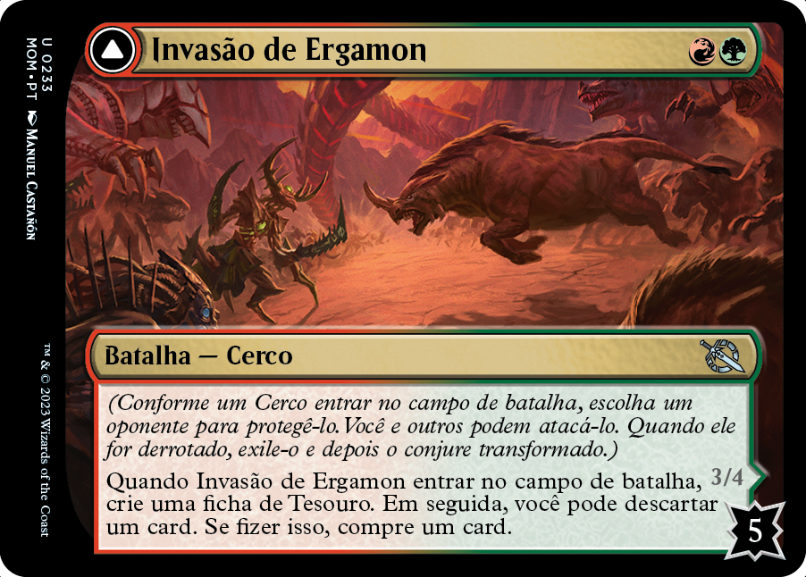 Invasão de Ergamon / Invasion of Ergamon - Magic: The Gathering - MoxLand