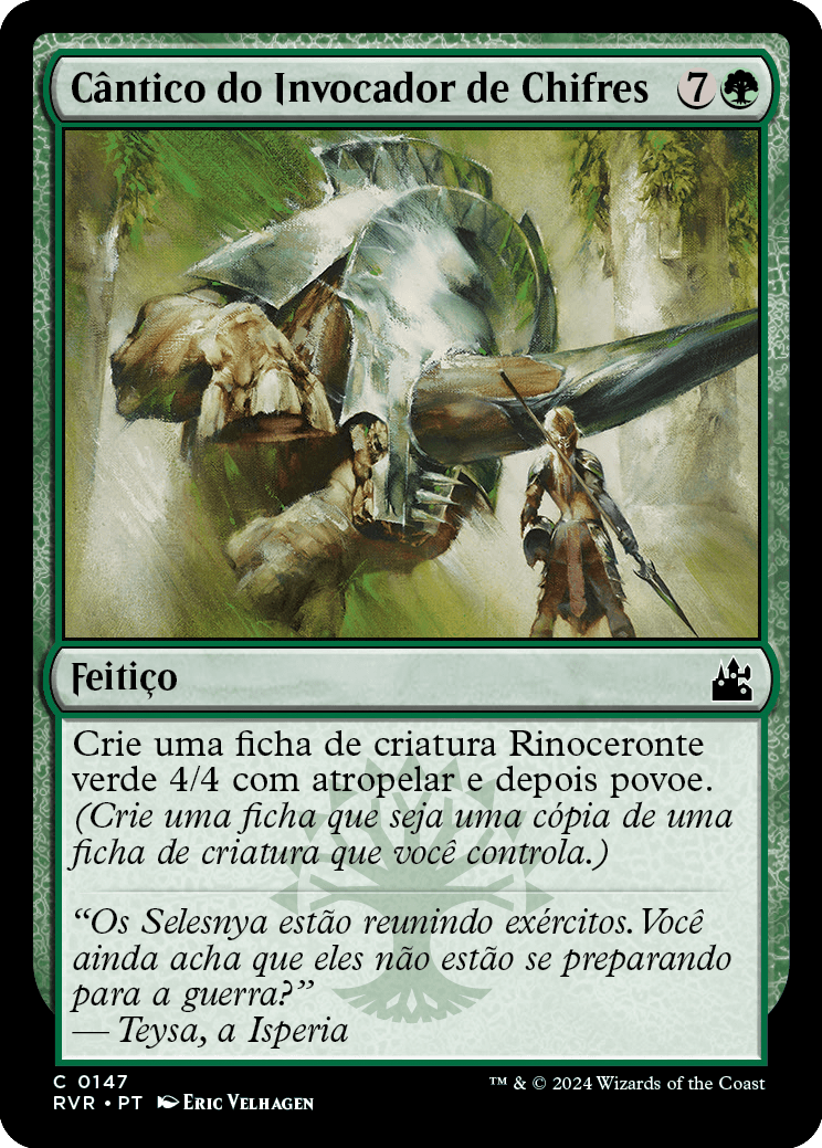 Cântico do Invocador de Chifres / Horncaller's Chant - Magic: The Gathering - MoxLand