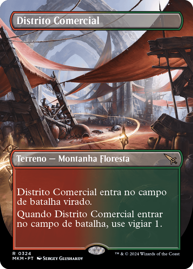 Distrito Comercial / Commercial District - Magic: The Gathering - MoxLand