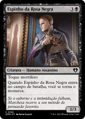 Espinho da Rosa Negra / Thorn of the Black Rose - Magic: The Gathering - MoxLand