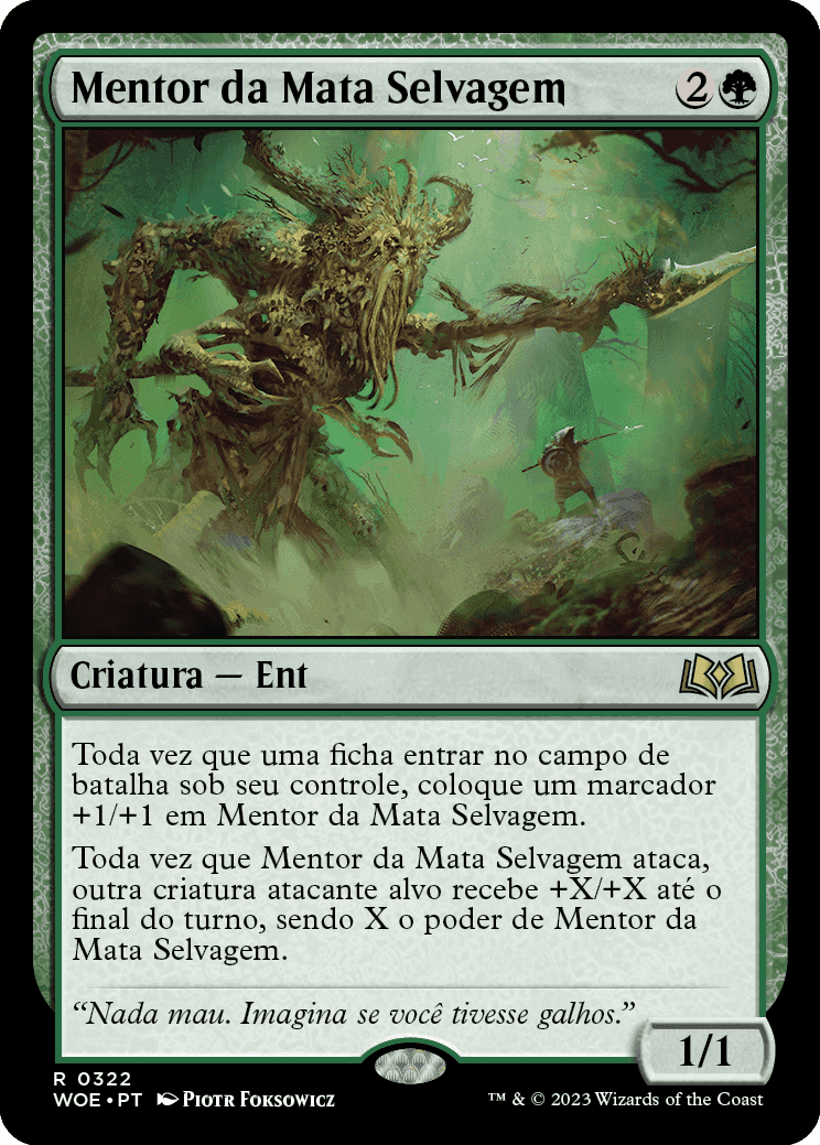 Mentor da Mata Selvagem / Wildwood Mentor - Magic: The Gathering - MoxLand