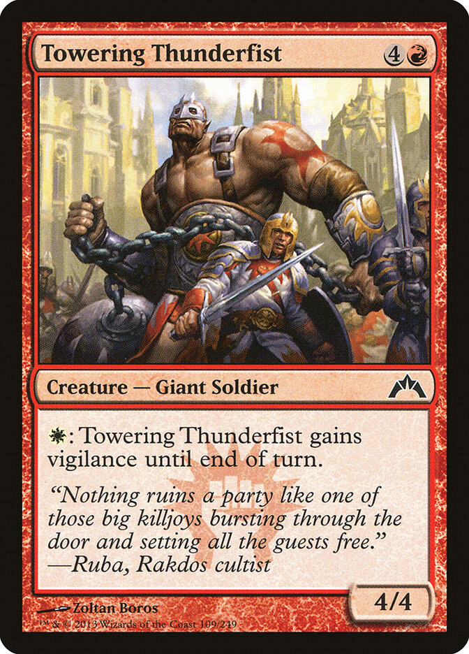 Punhos Trovejantes Altaneiro / Towering Thunderfist - Magic: The Gathering - MoxLand