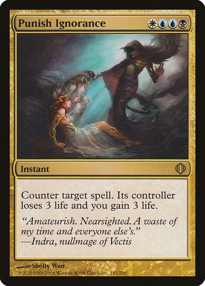 Punir a Ignorância / Punish Ignorance - Magic: The Gathering - MoxLand