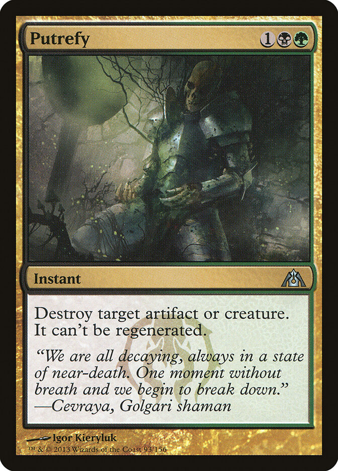 Putrificar / Putrefy - Magic: The Gathering - MoxLand