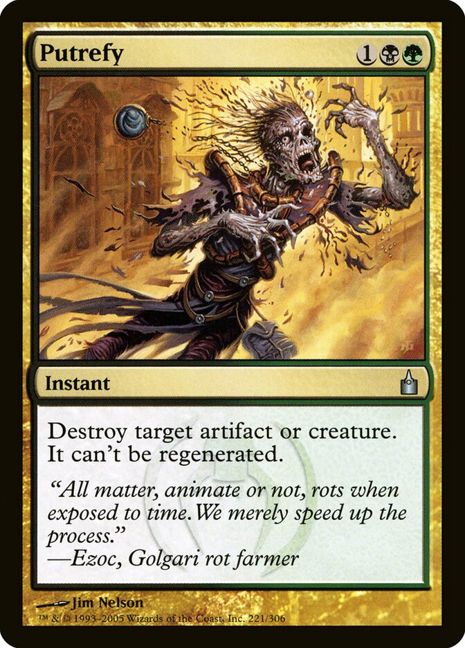 Putrificar / Putrefy - Magic: The Gathering - MoxLand